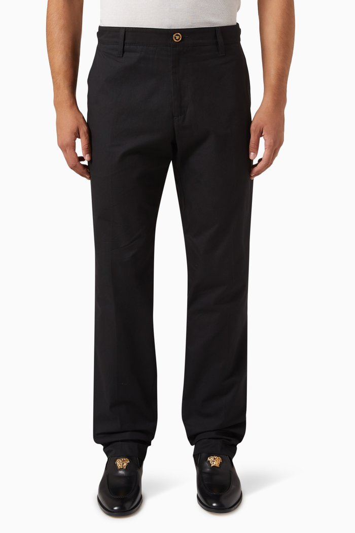 

Medusa Biggie Pants in Cotton, Black