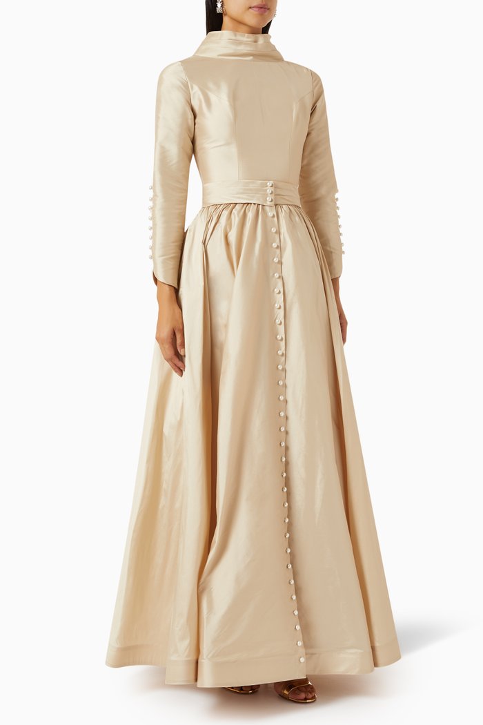 

Lycaste Two-piece Maxi Dress, Neutral