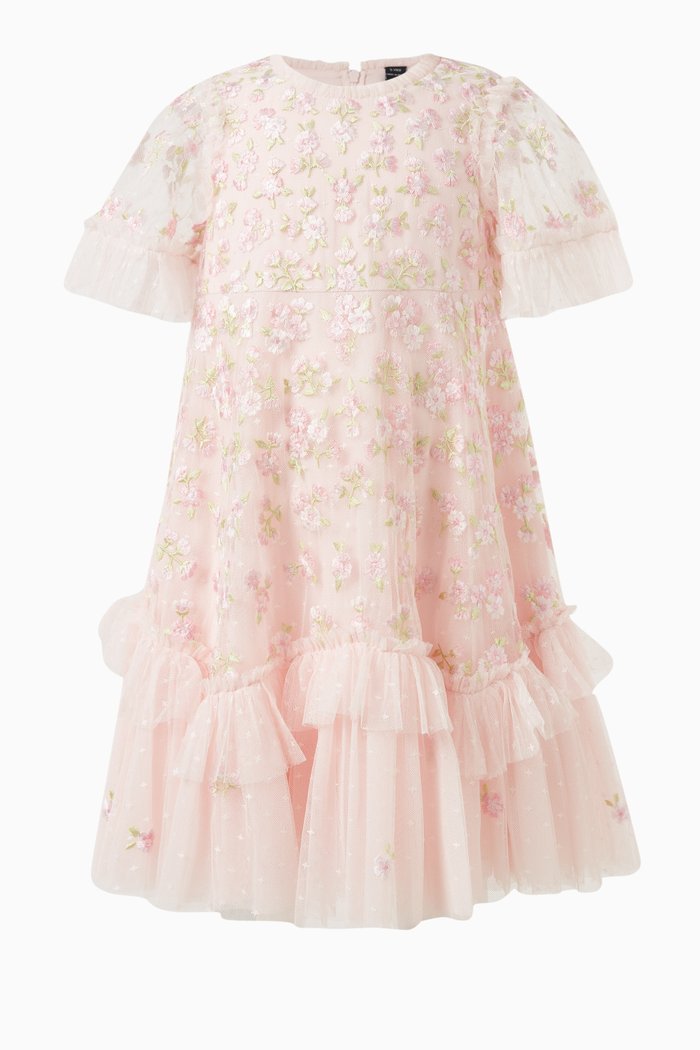 

Evening Primrose Dress in Tulle, Pink