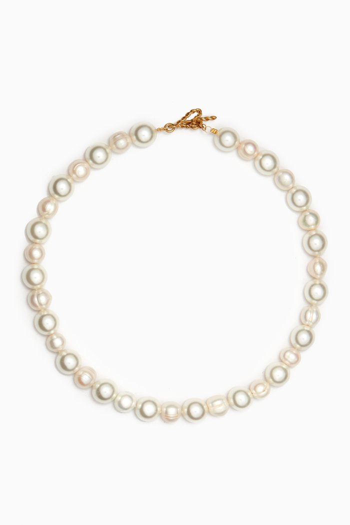

Lola's Pearls Necklace, White