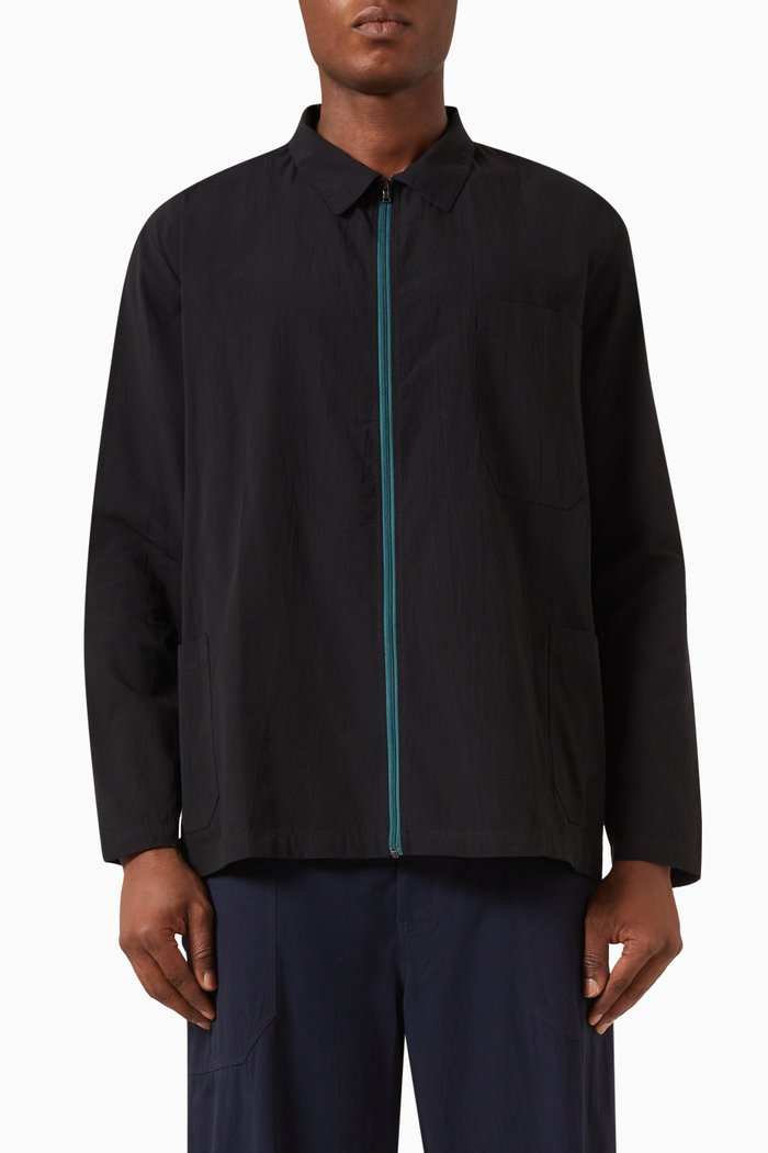 

Chore Jacket in Linen, Black