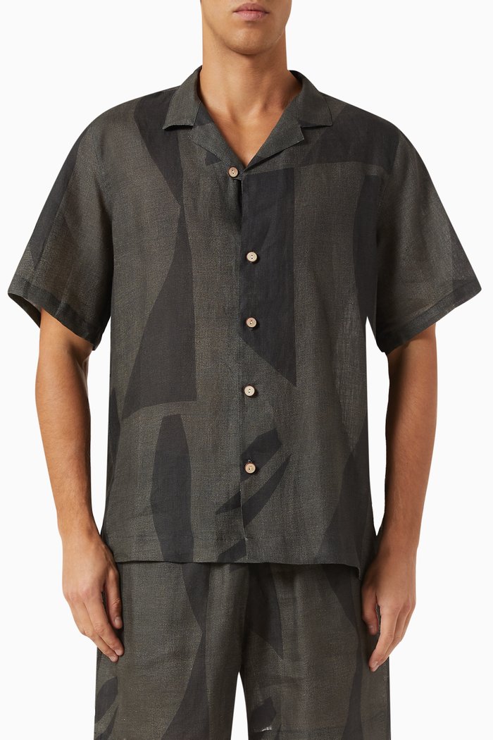 

La Susana Shirt in Linen, Grey