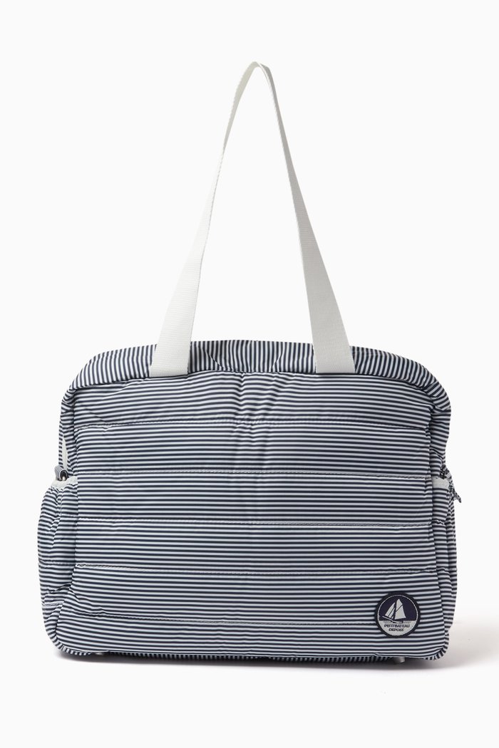 

Striped Logo Changing Bag & Mat Set, Multicolour
