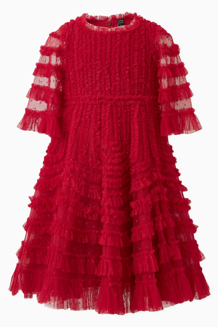 La Vie En Rose Dress, Red