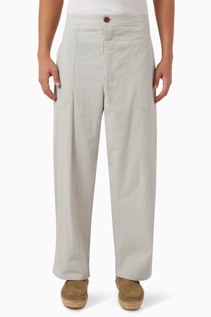 

El Pepe Trousers in Organic Cotton, Grey
