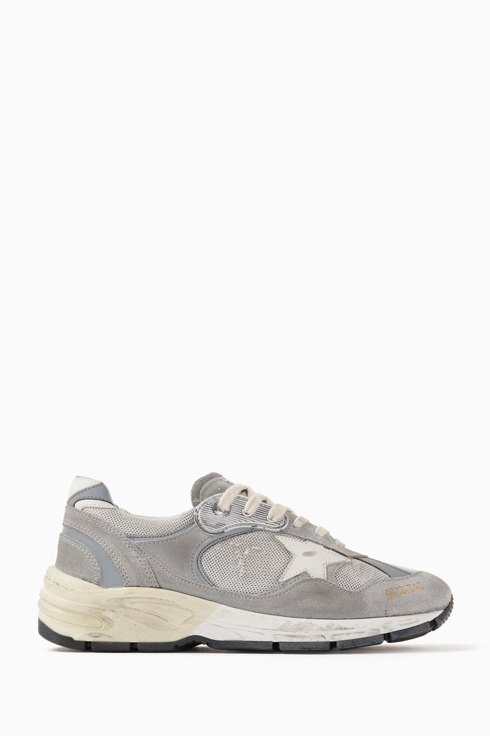 

Dad-Star Low-top Sneakers in Suede & Leather, Grey