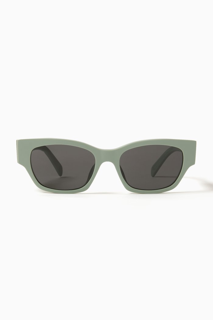 

Square Sunglasses in Acetate, Green