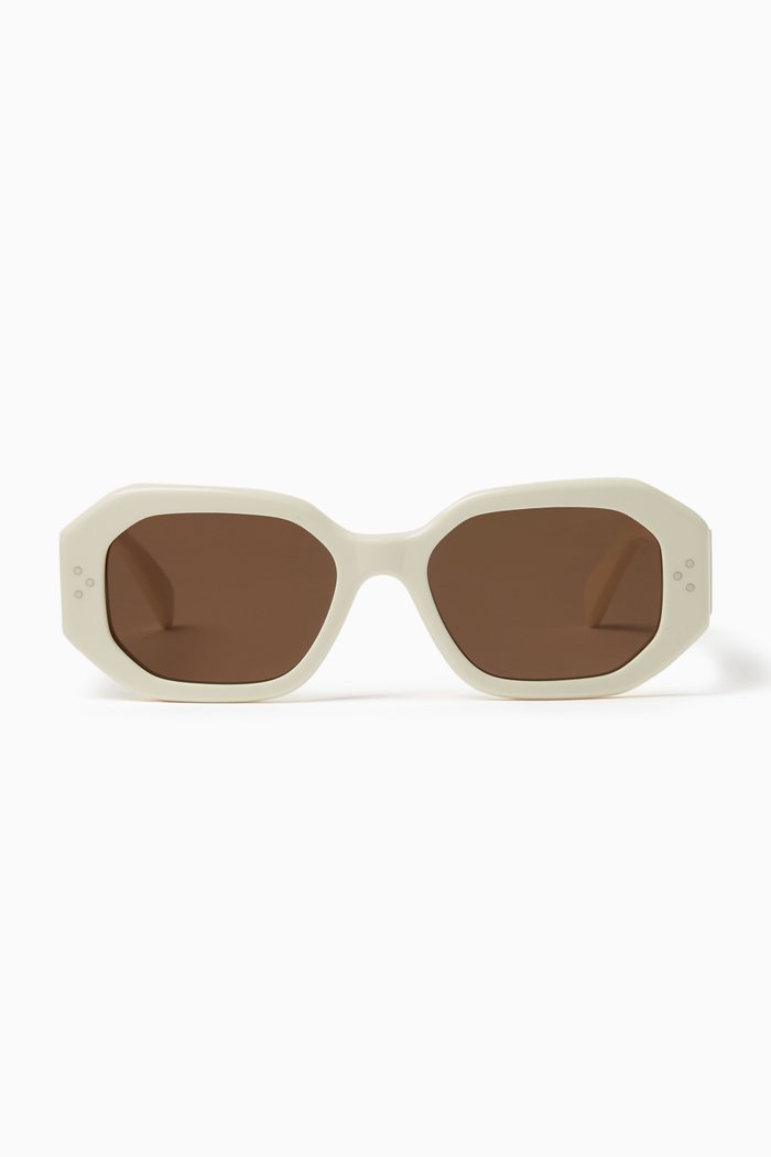 

Rectangle Sunglasses in Acetate, Neutral