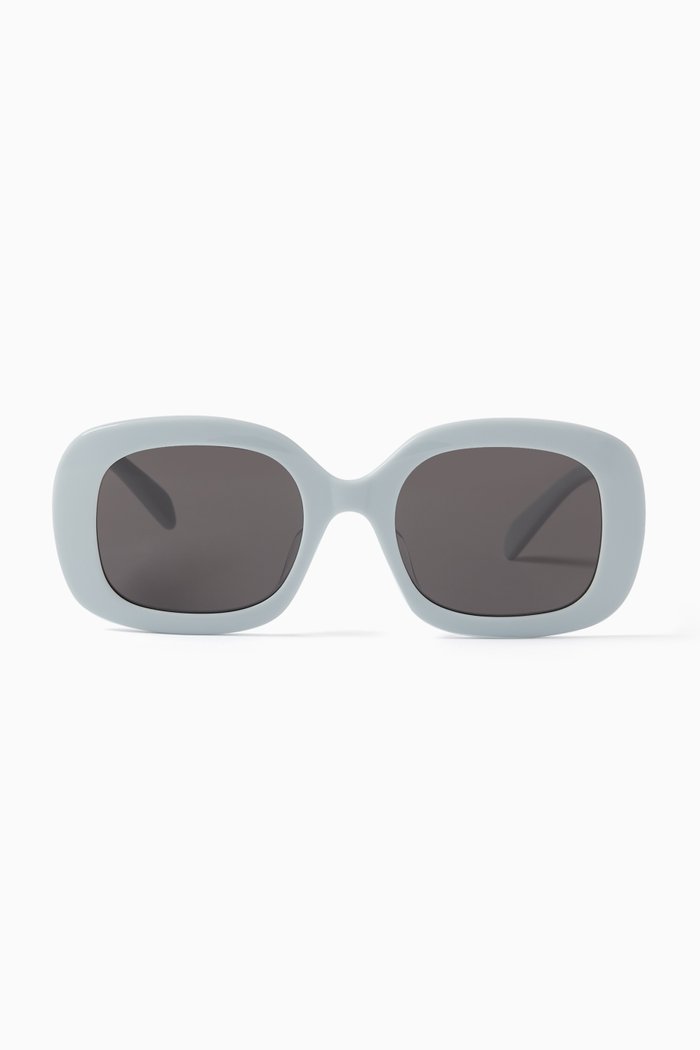 

Triomphe 10 Sunglasses in Acetate, Blue