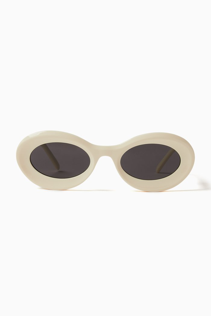 

Oval Sunglasses in Acetate, Neutral