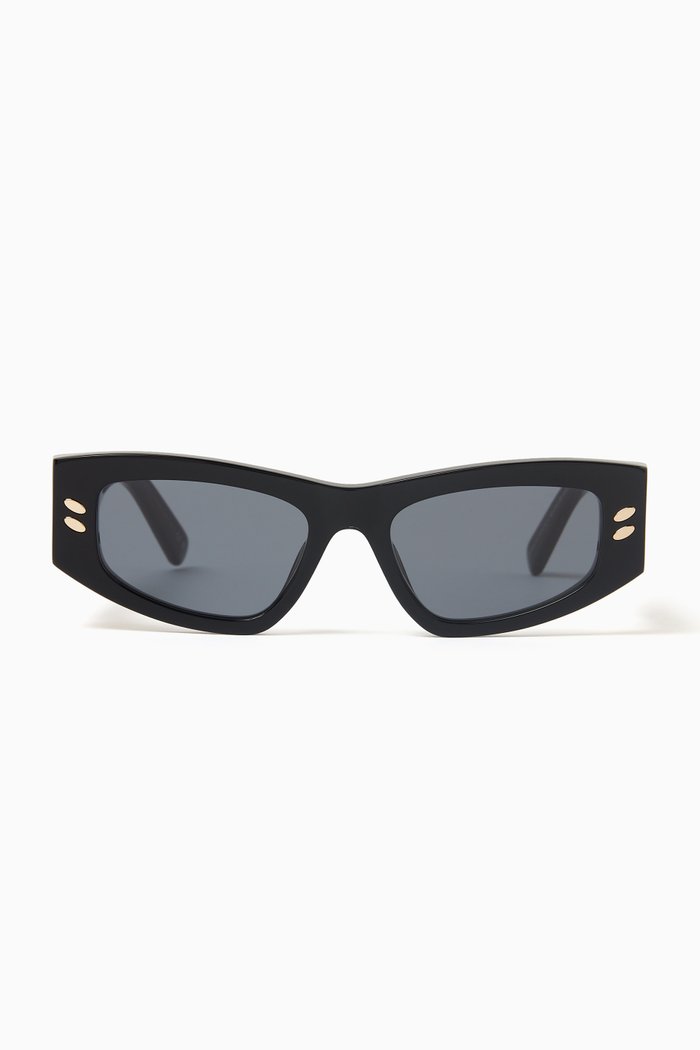 

Cat-eye Sunglasses in Bio-acetate, Black