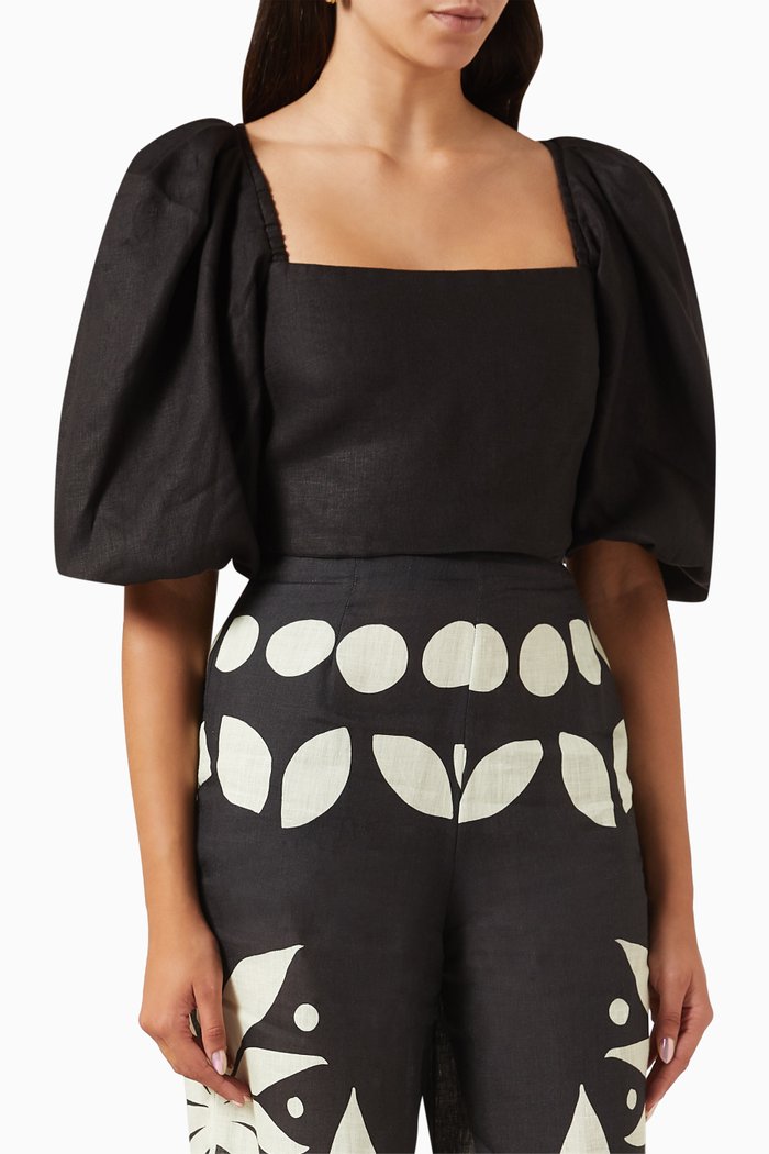 

Sami Crop Top, Black
