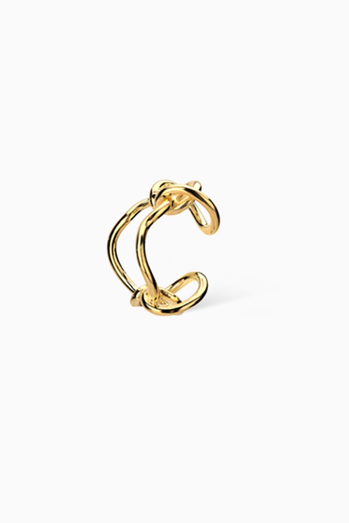 

Gaia Single Ear Cuff in 18kt Gold-plated Silver