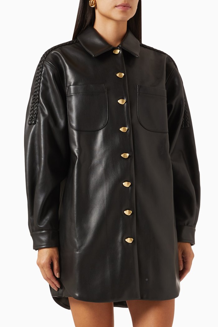 

Flourisher Braided Shirt, Black
