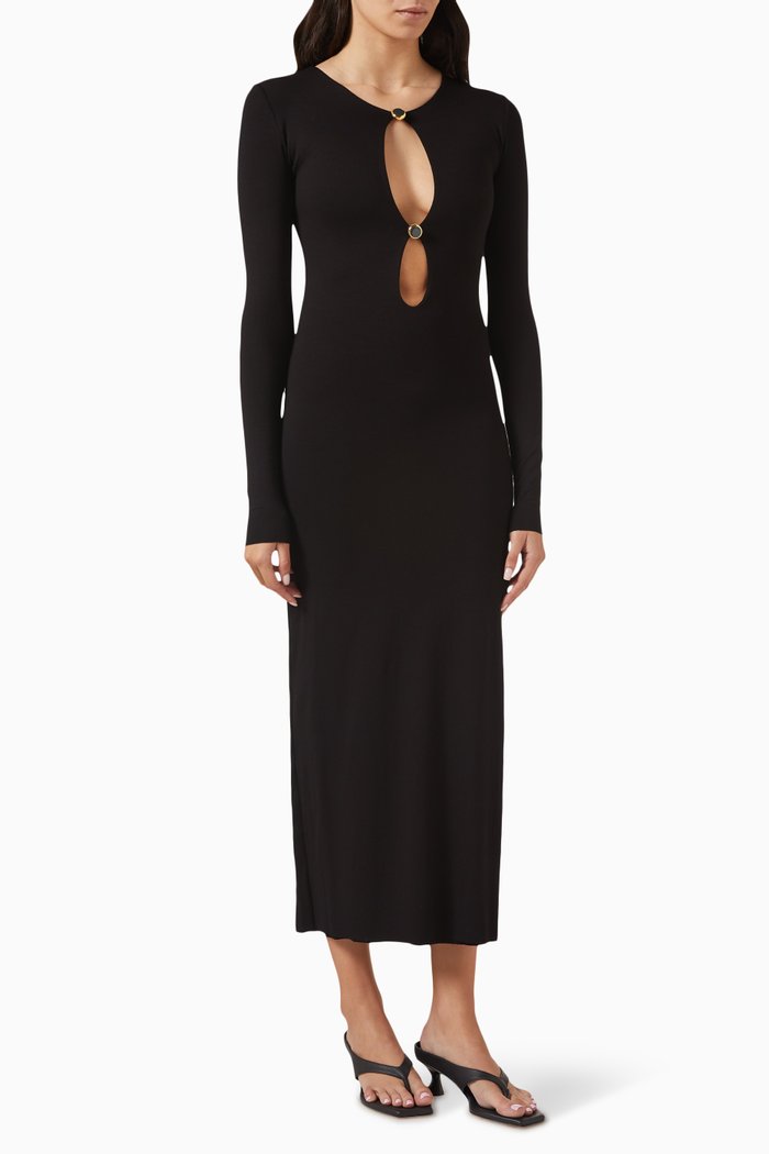 

Jackie 2.4 Midi Dress, Black