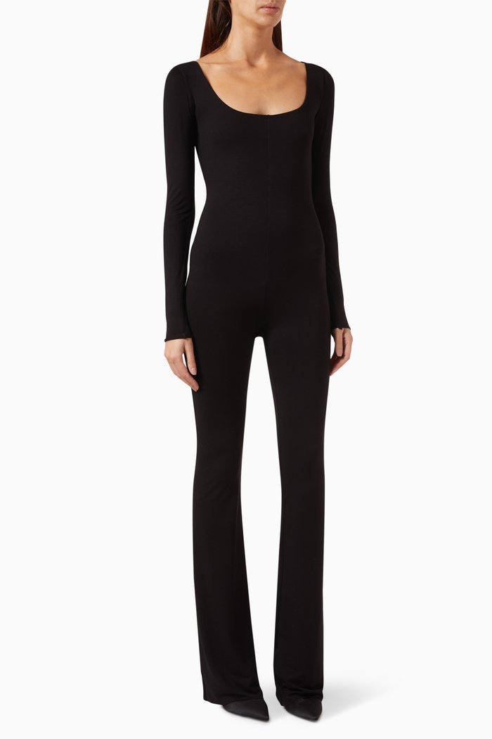 

Azor Jumpsuit in Viscose-knit, Black