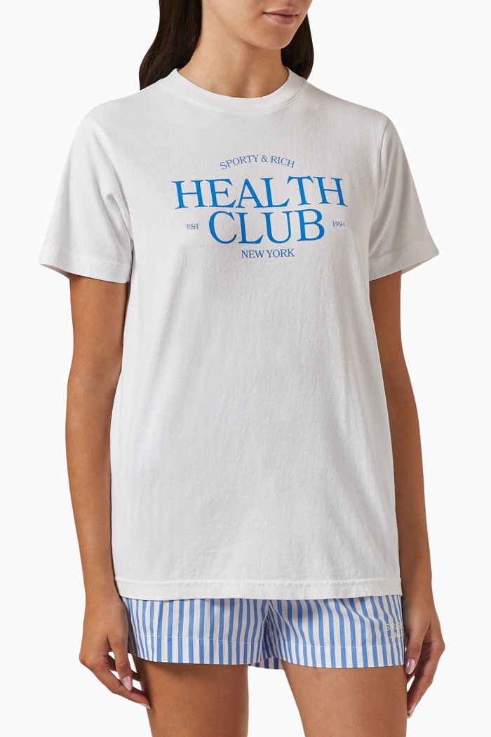 

Club T-shirt in Cotton-jersey, White