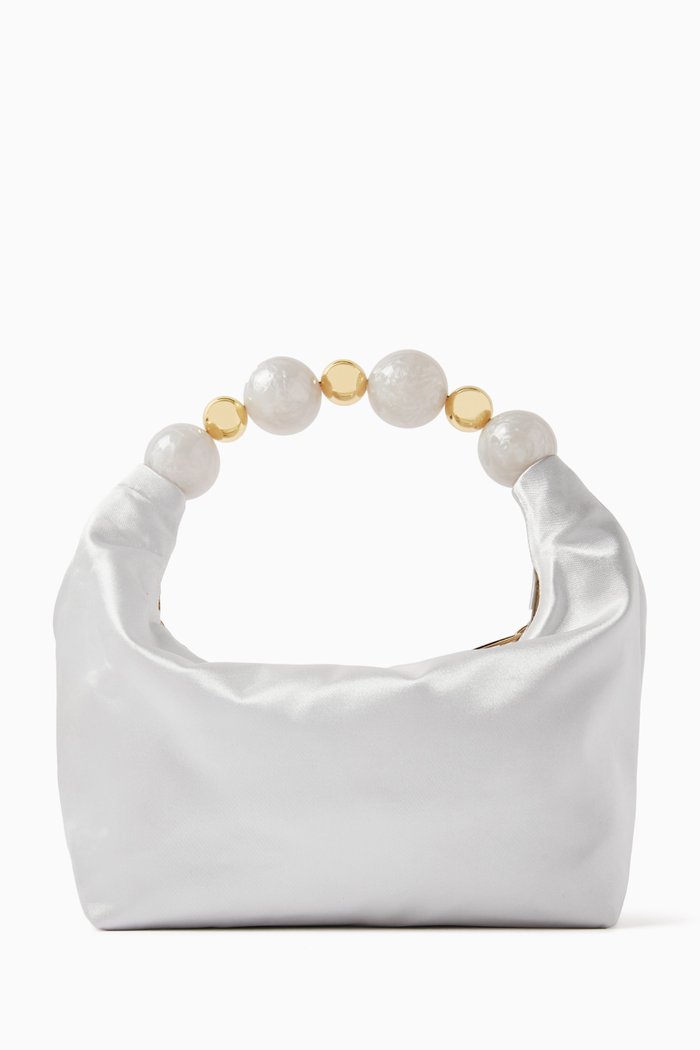 

Echappe Bag in Satin, Silver