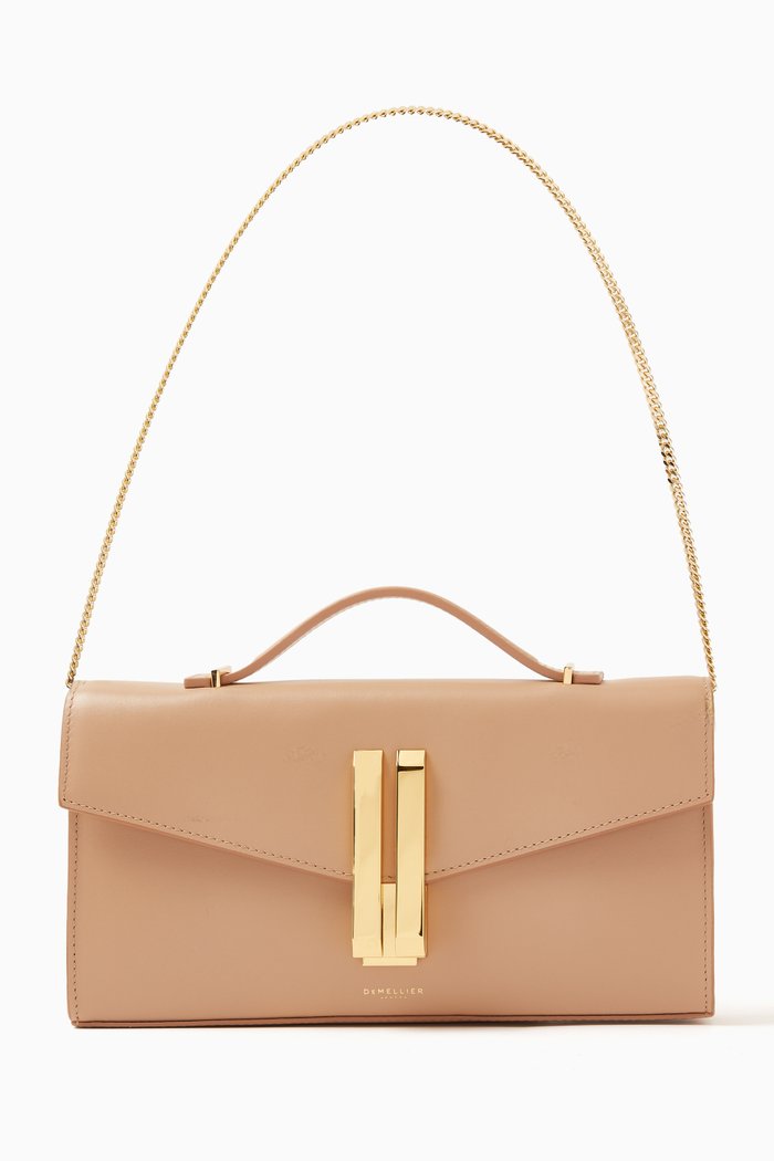 

The Vancouver Clutch in Smooth Calf Leather, Neutral