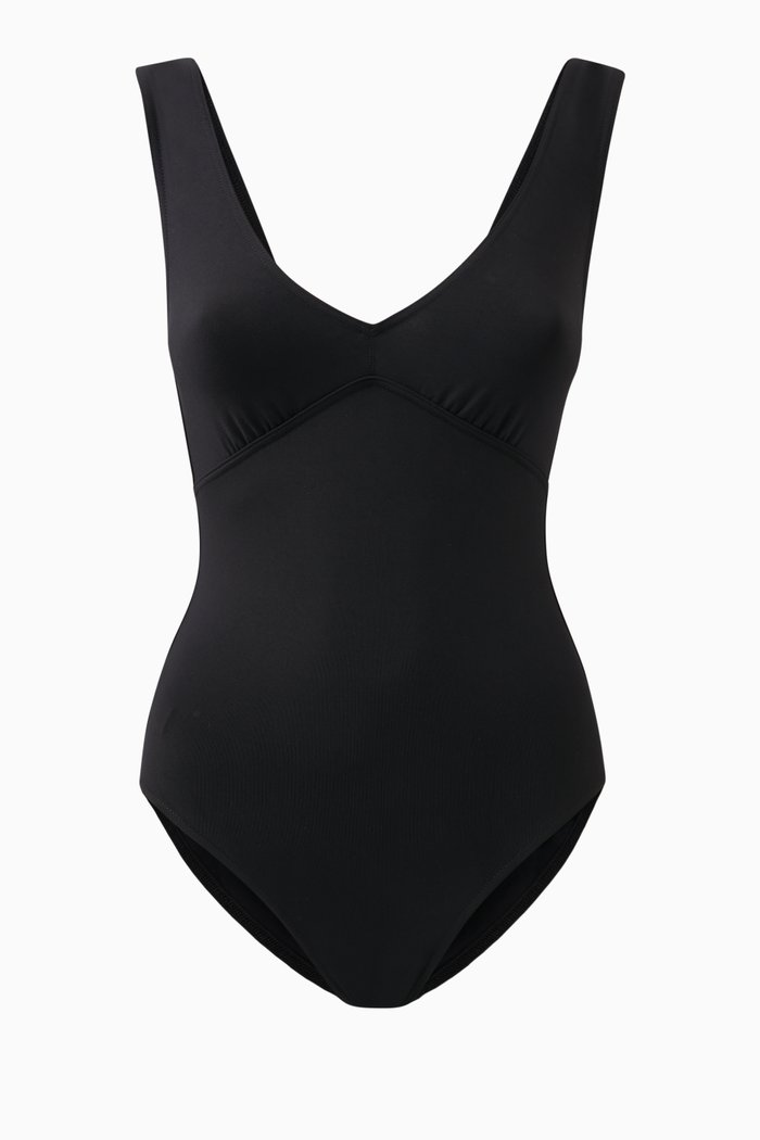 

Hold Up Sophisticated One-piece Swimsuit, Black