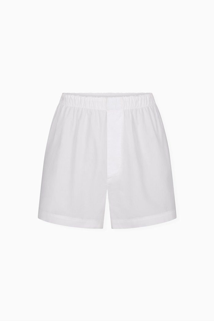 

Cotton Poplin Sleep Short, Neutral
