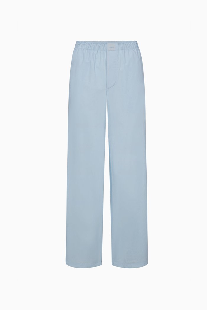 

Cotton Poplin Sleep Pant, Blue
