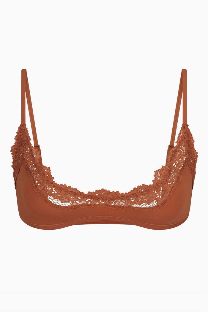 

Fits Everybody Scoop Bralette in Corded Lace, Metallic
