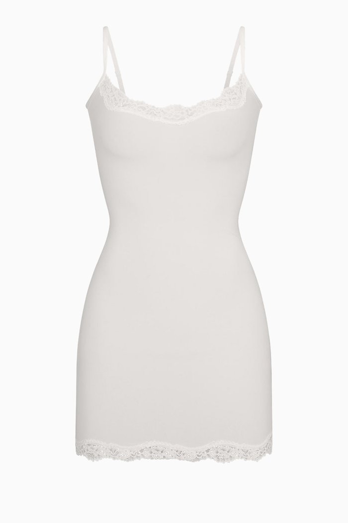 

Fits Everybody Lace Slip Dress, White