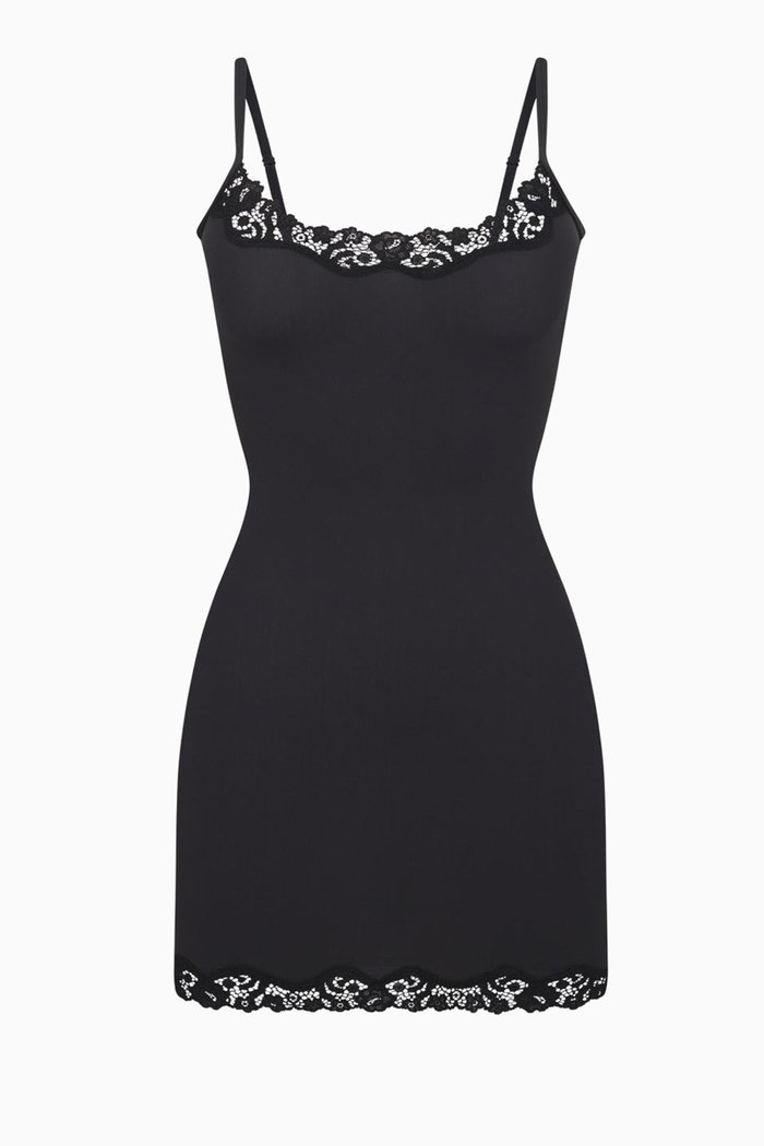 

Fits Everybody Lace Slip Dress, Black