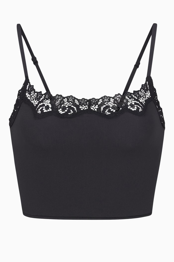 

Fits Everybody Corded Lace Cami, Black