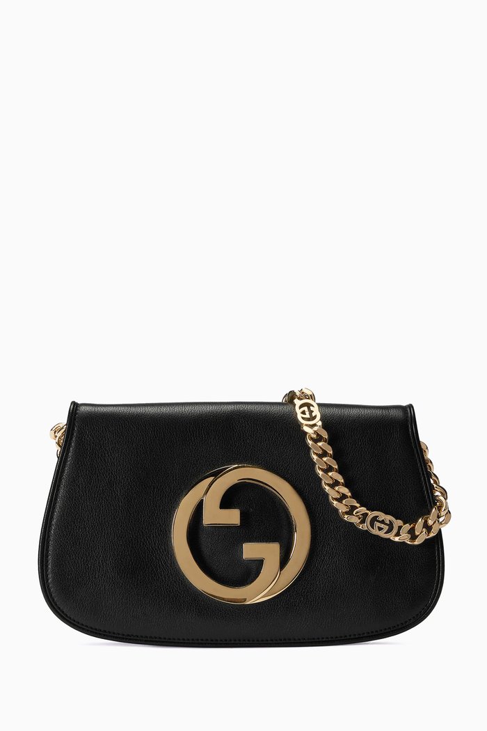

Blondie Shoulder Bag in Leather, Black