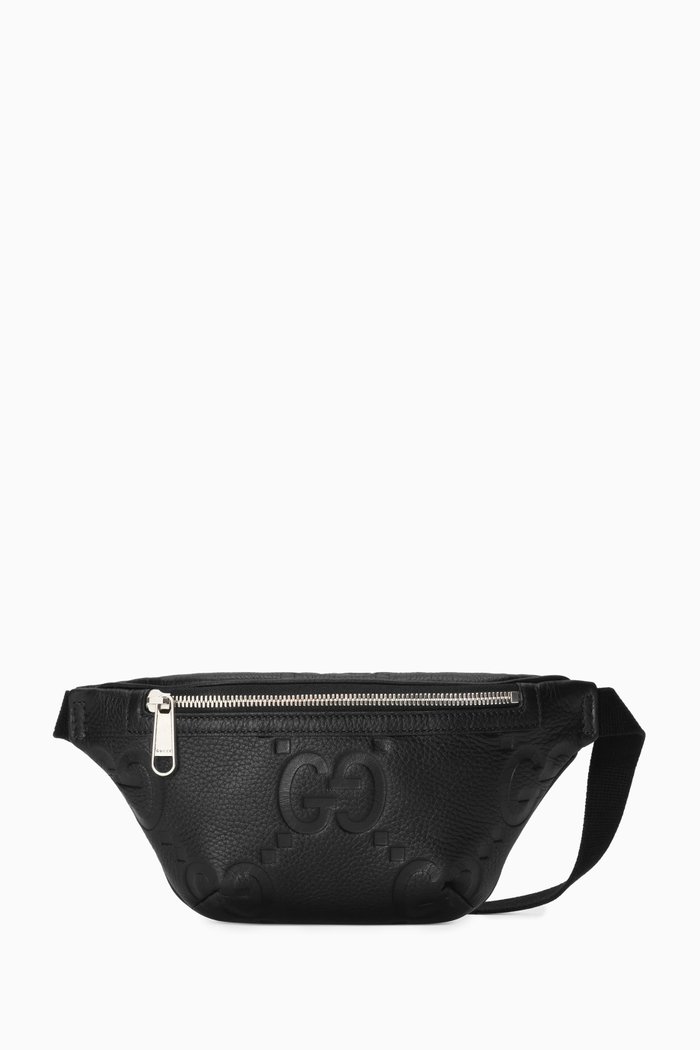 

Small Belt Bag in Jumbo GG leather, Black