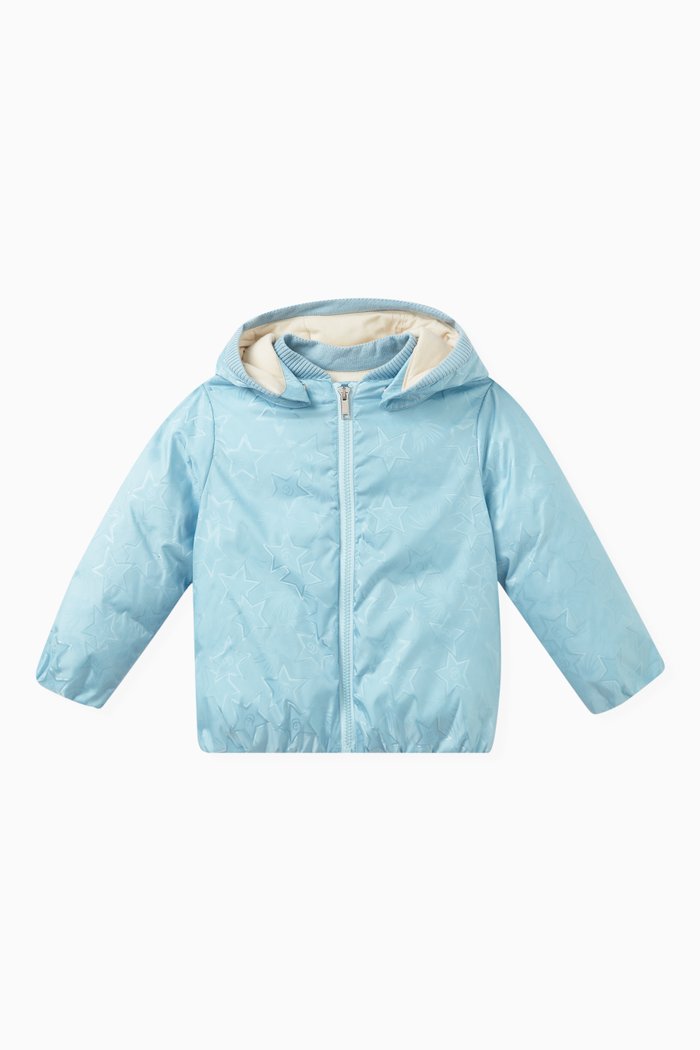 

Star-motif Padded Jacket in Nylon, Blue
