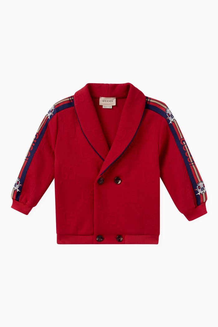 

Logo-tape Jacket in Cotton, Red