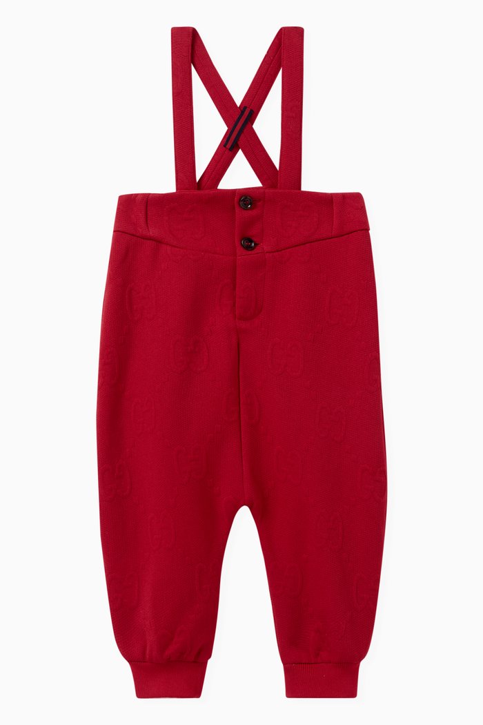 x The Jetsons Dungaree in Cotton, Red