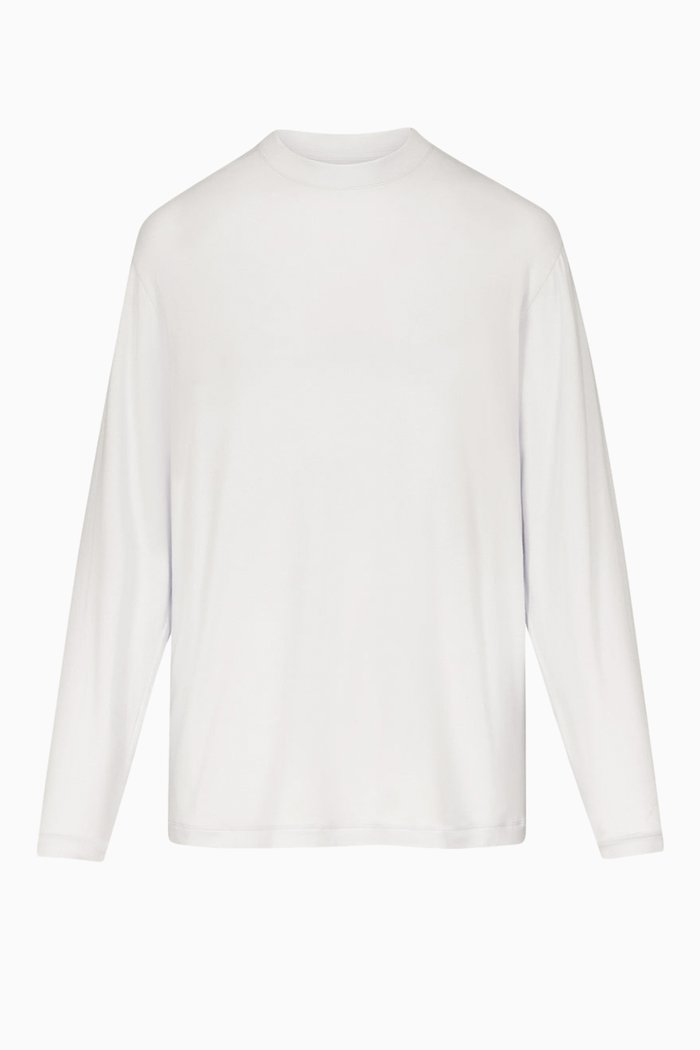 

Boyfriend Long Sleeve T-shirt, White