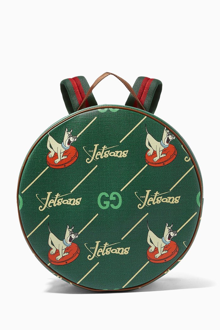 

x The Jetsons Round Backpack in Supreme Canvas, Green