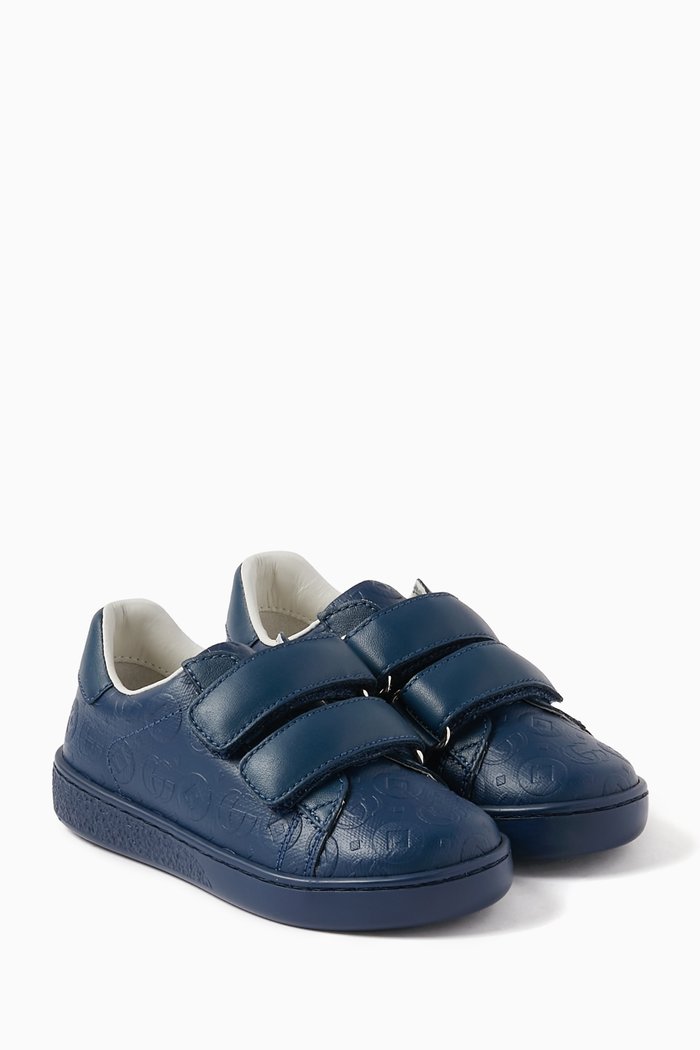 Ace Sneakers in Supreme Canvas, Blue