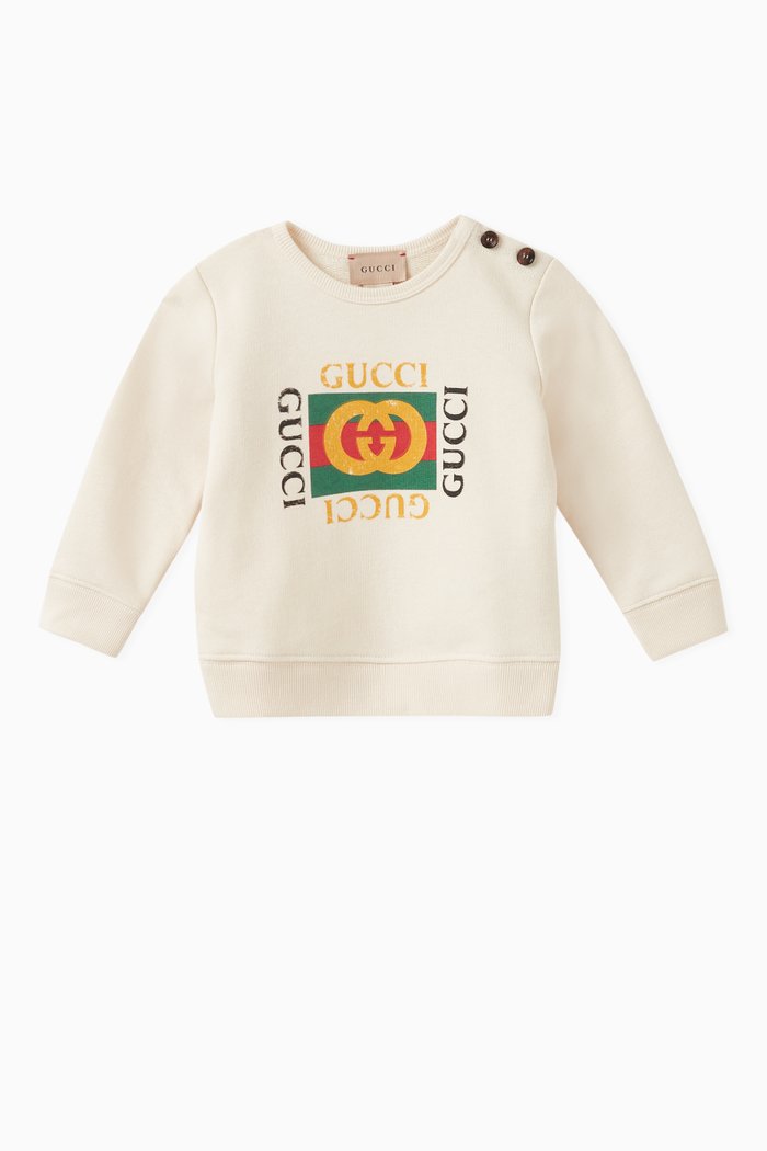 

Logo-print Sweatshirt in Cotton, White
