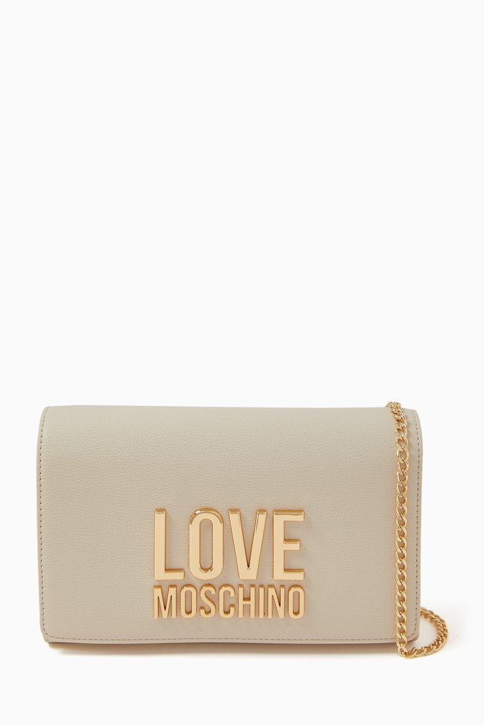

Daily Crossbody Bag in Faux Leather, White