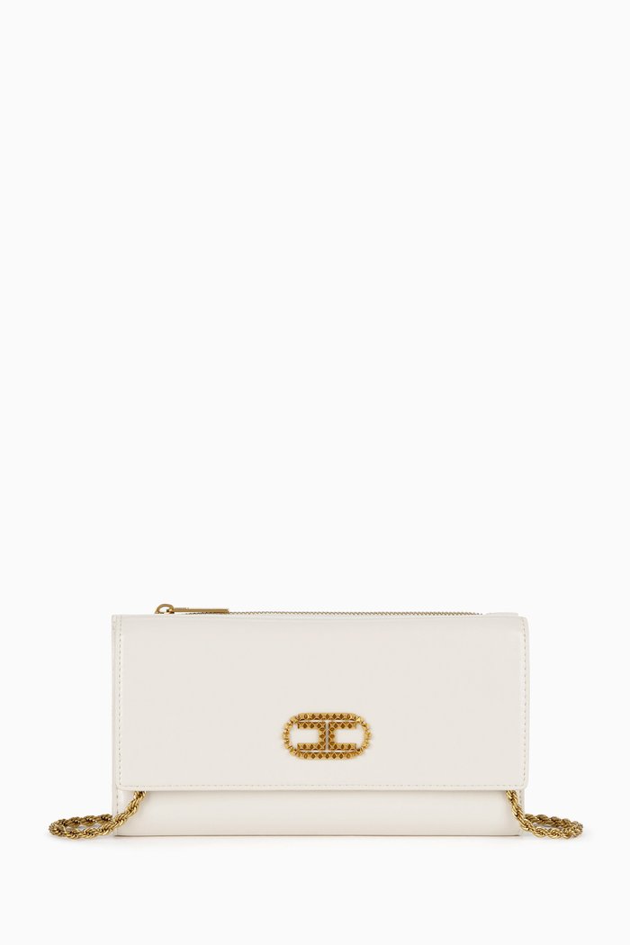 

Deep Night Maxi Wallet in Faux Leather, Neutral