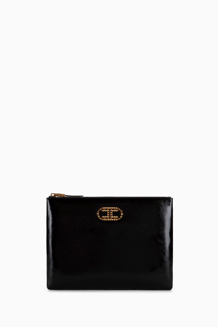 

Deep Night Clutch Bag, Black