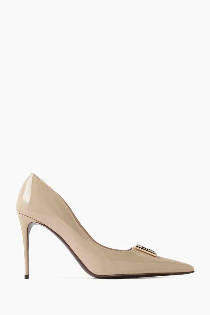 

Lollo 90 Pumps in Patent-leather, Neutral
