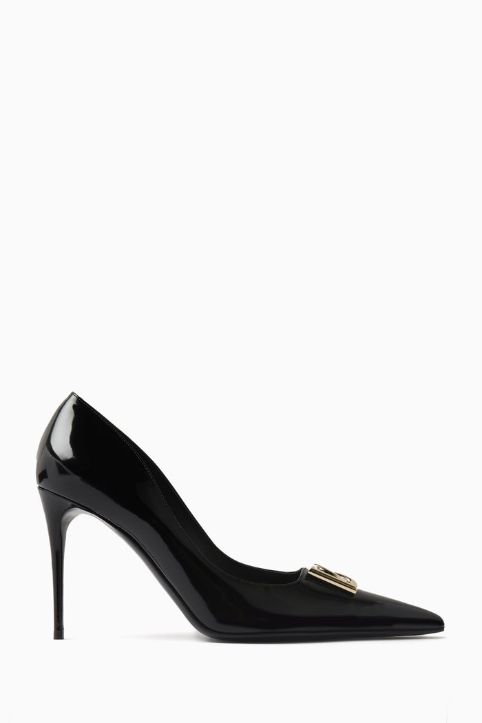 

Lollo 90 Pumps in Patent-leather, Black