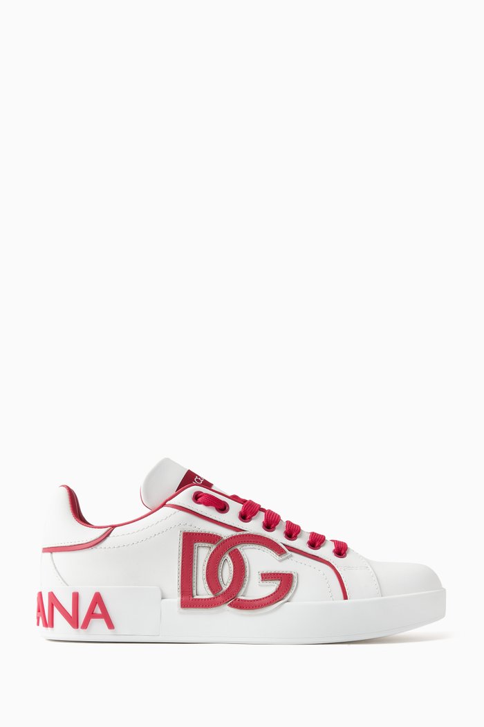 

Portofino Low-top Sneakers in Nappa Leather, Pink