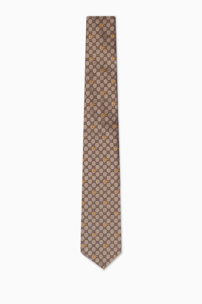 

Gibi Tie in Silk, Brown