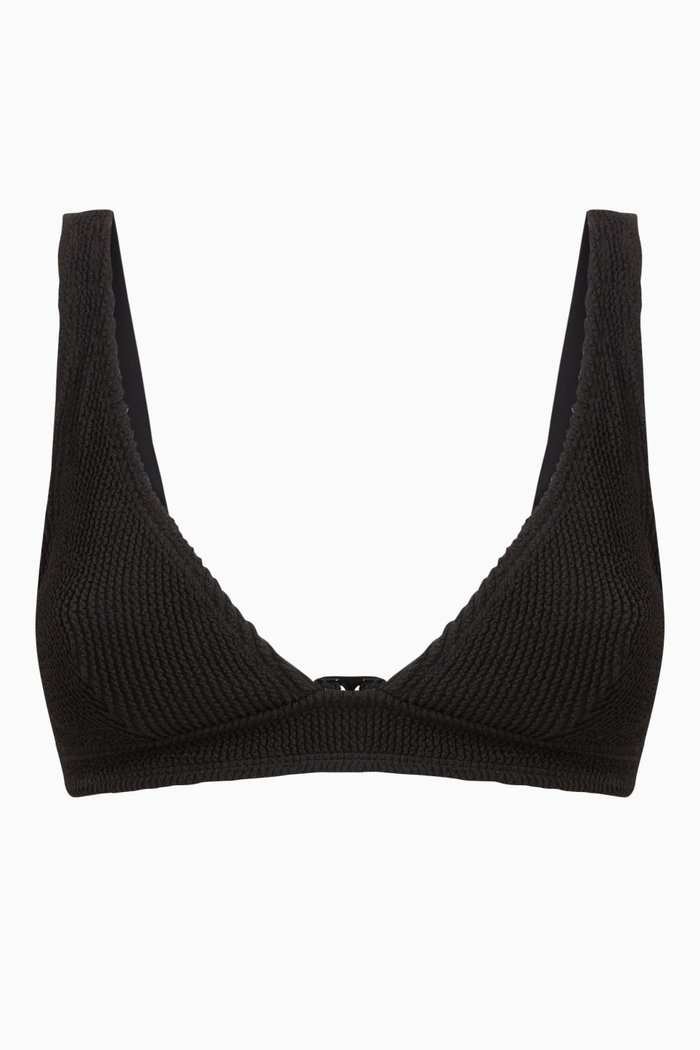 

Always Fits Support Bikini Top in Stretch Fabric, Black