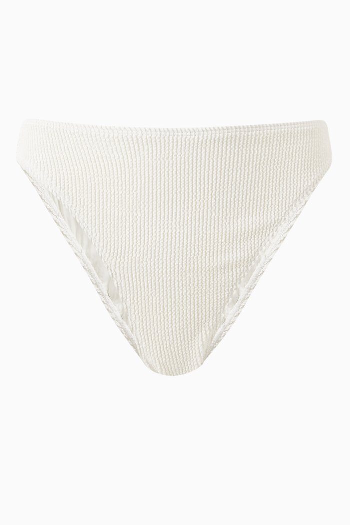 

Good Waist Bikini Bottoms, White