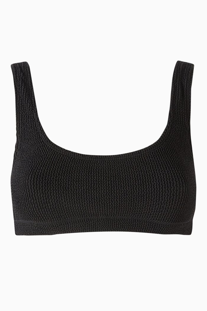 Always Fits Scoop Bikini Top, Black