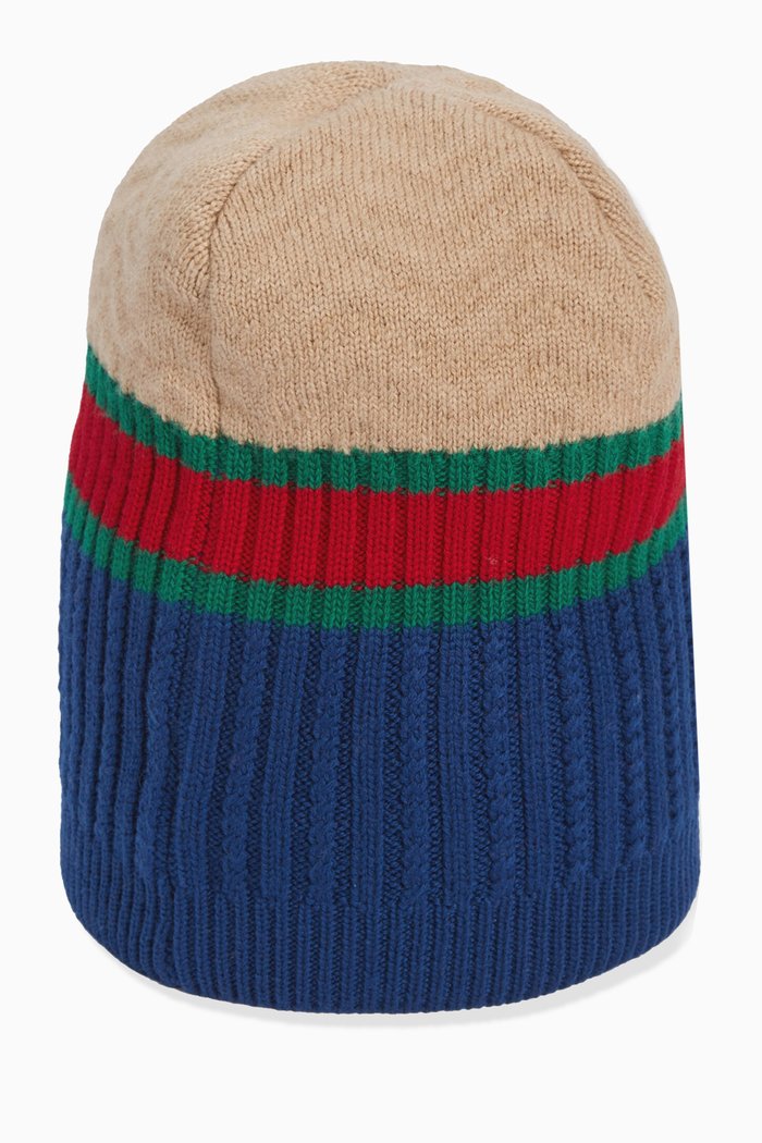 

Web Hat in Wool Knit, Multicolour